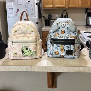 Disney Cream and Blue Character Backpacks